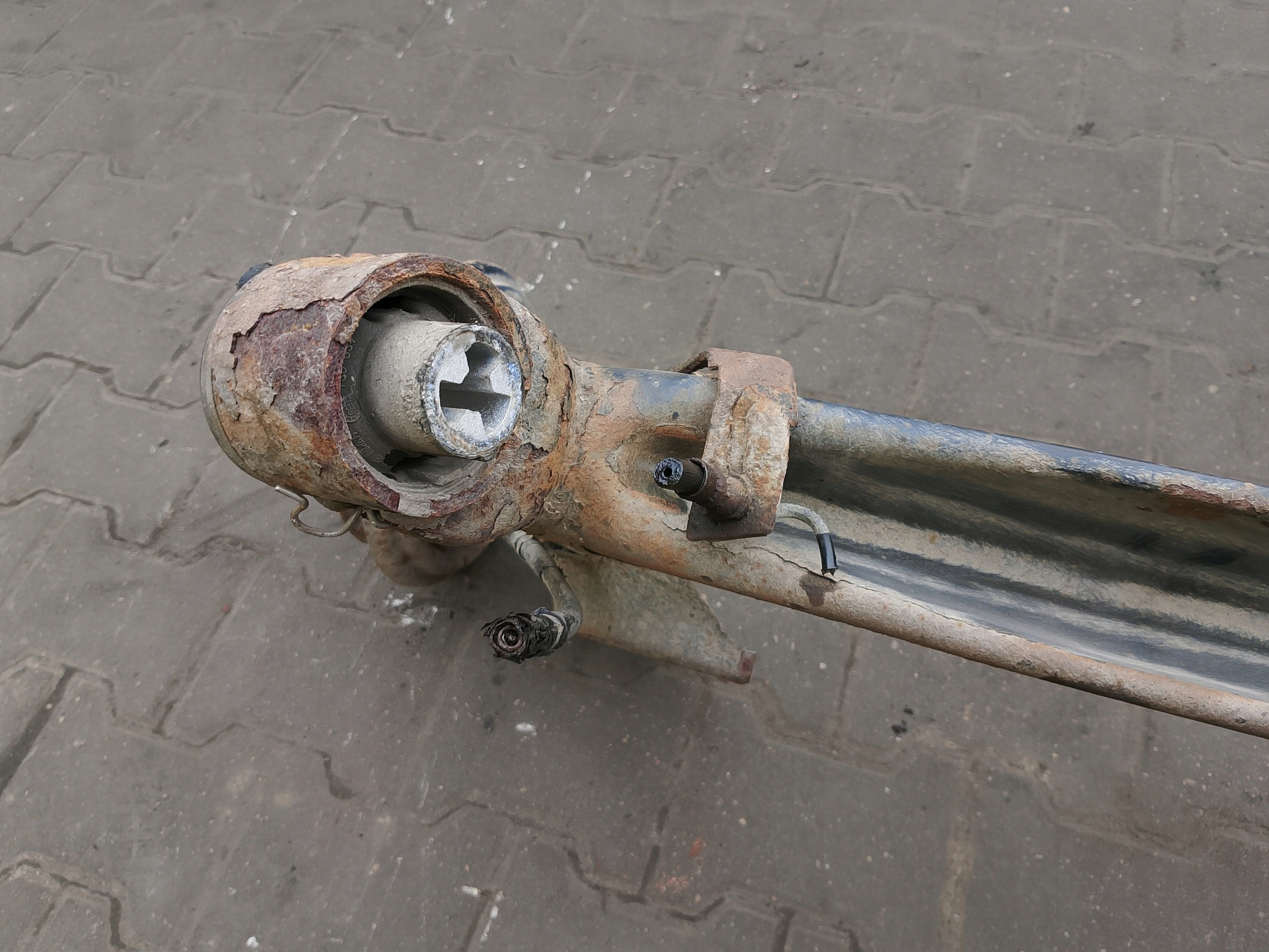 suspension beam axis rear part rear SKODA FABIA II 2 1.4 TDI