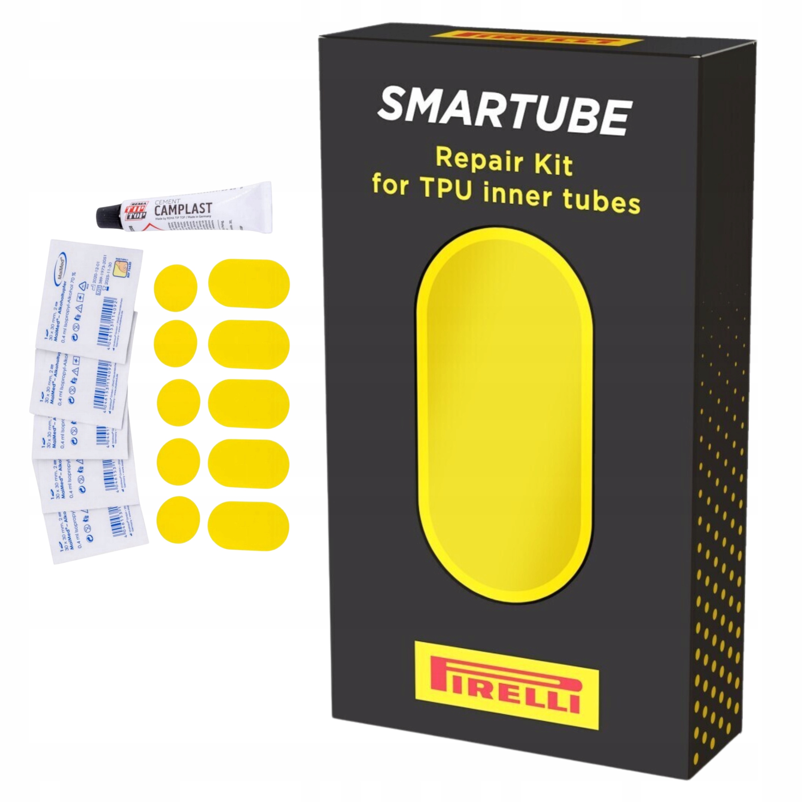 Zestaw Łatek łatki Pirelli SmarTube do Tpu x10 szt. Jakość