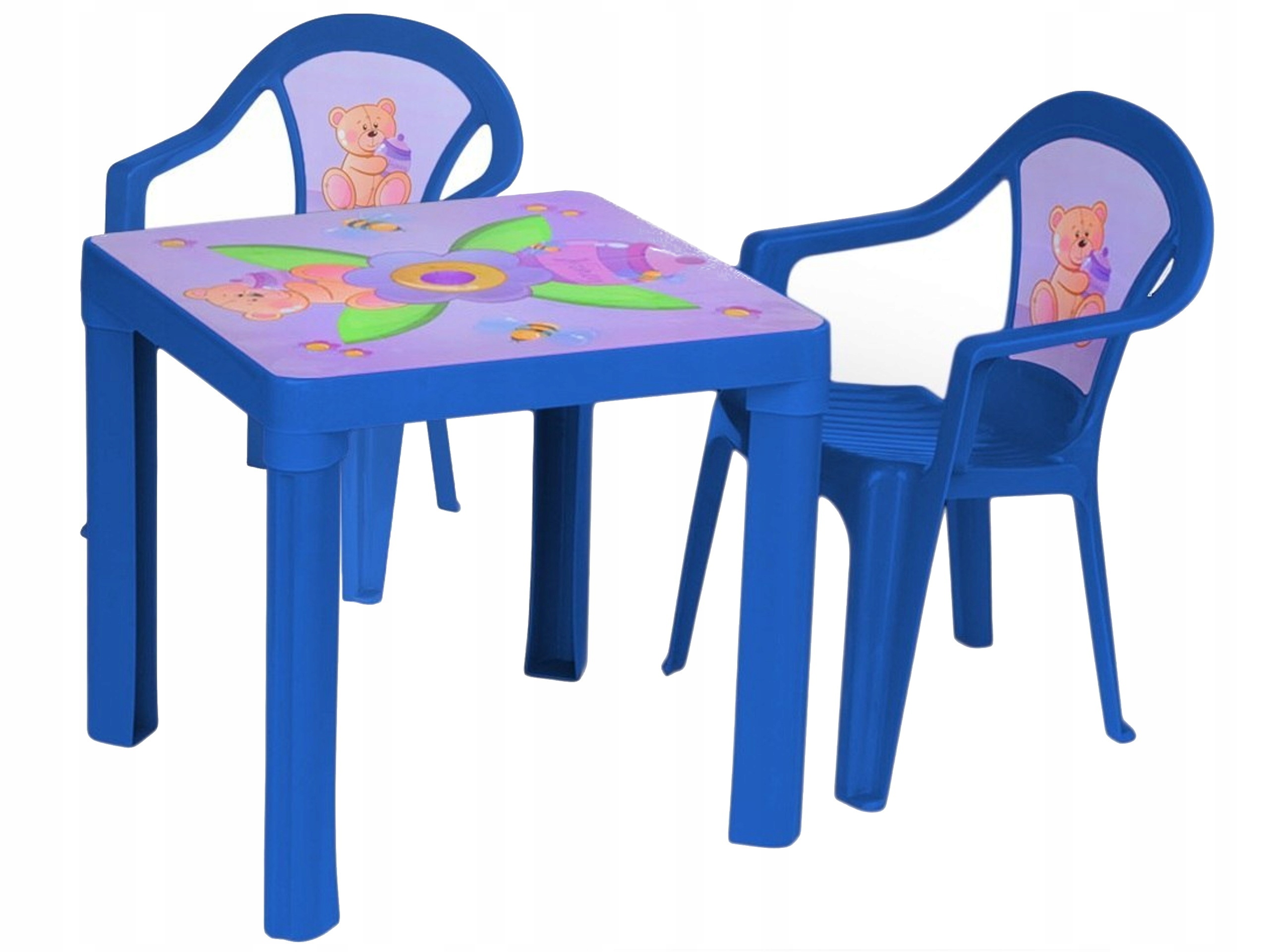 

Zestaw Stolik 2 Krzesła Mebelki Dla Dzieci Blue