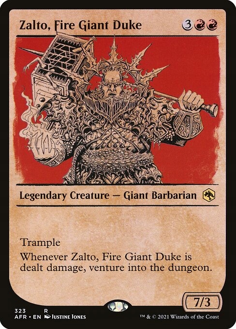 MtG: Zalto, Fire Giant Duke (xAFR)