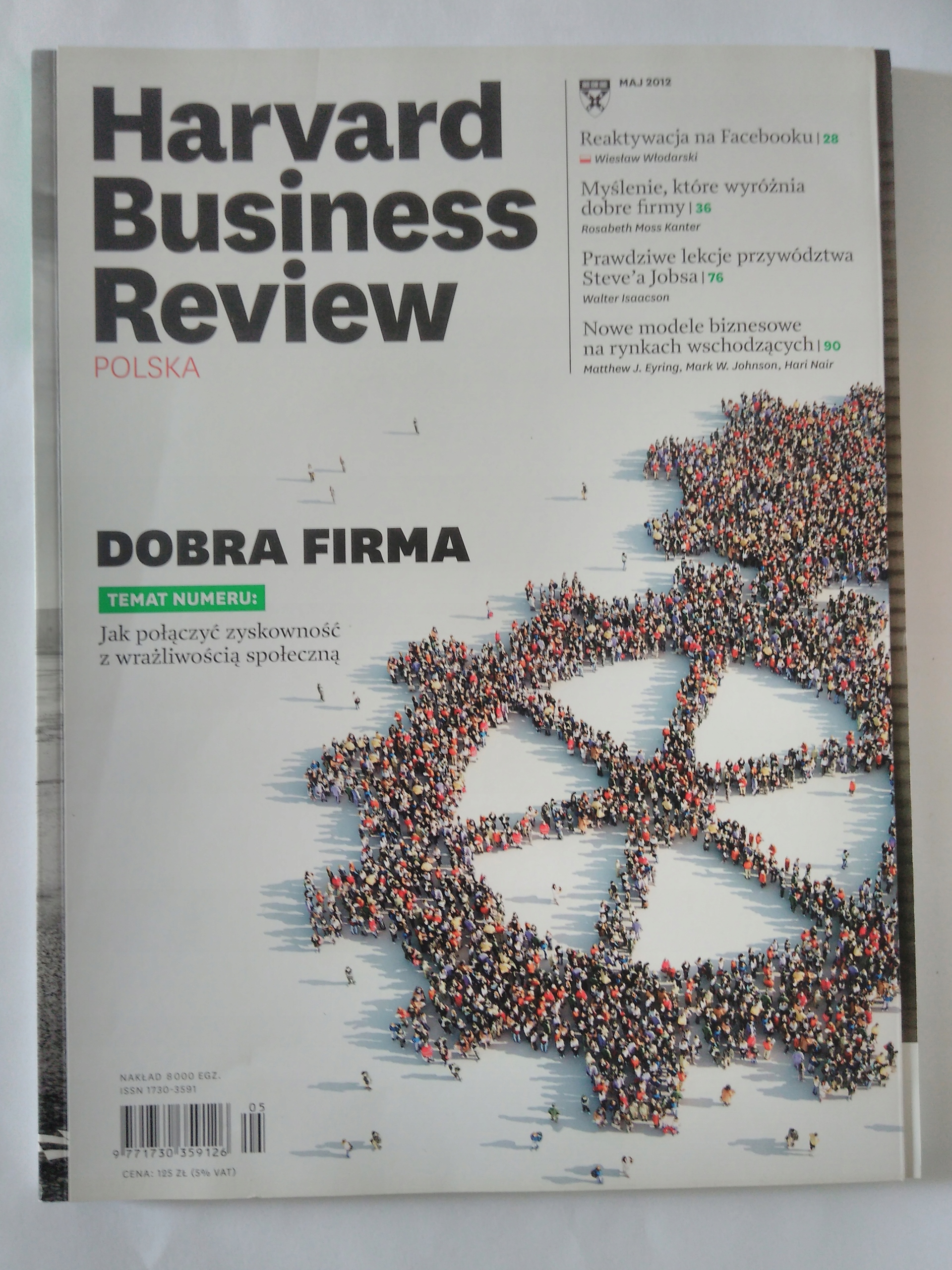 HARVARD BUSINESS REVIEW POLSKA MAJ 2012 Numer czasopisma 5