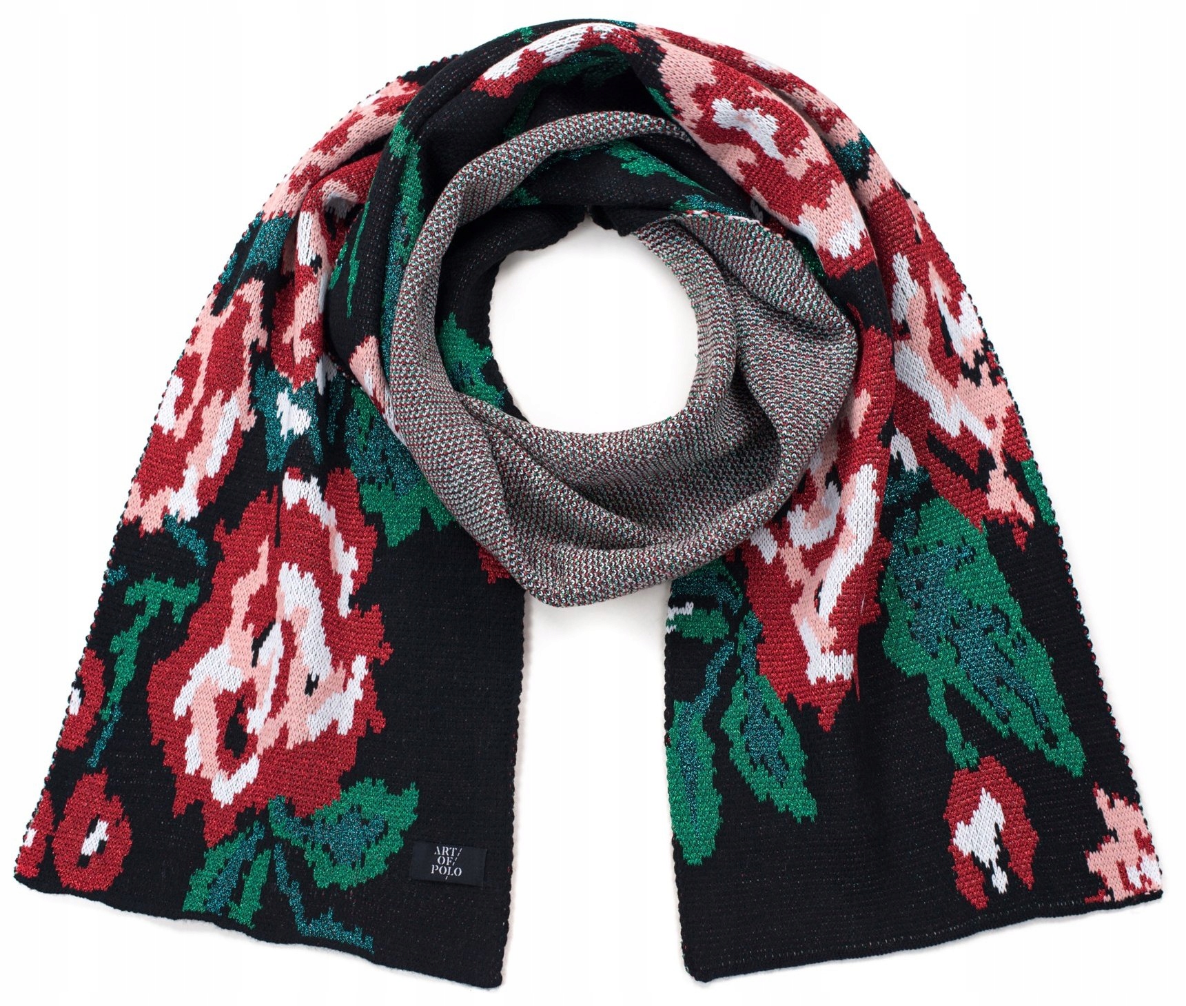 

Szaleo Szal Wrażenie Floral żakardowy sz18527-1