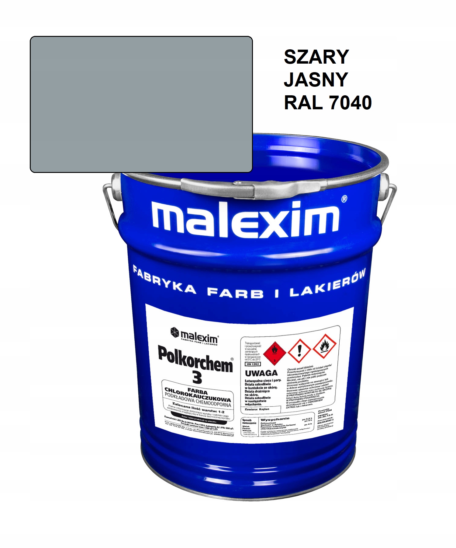 Chemicky odolný chlorkaučukový podklad 10L Ral 7040