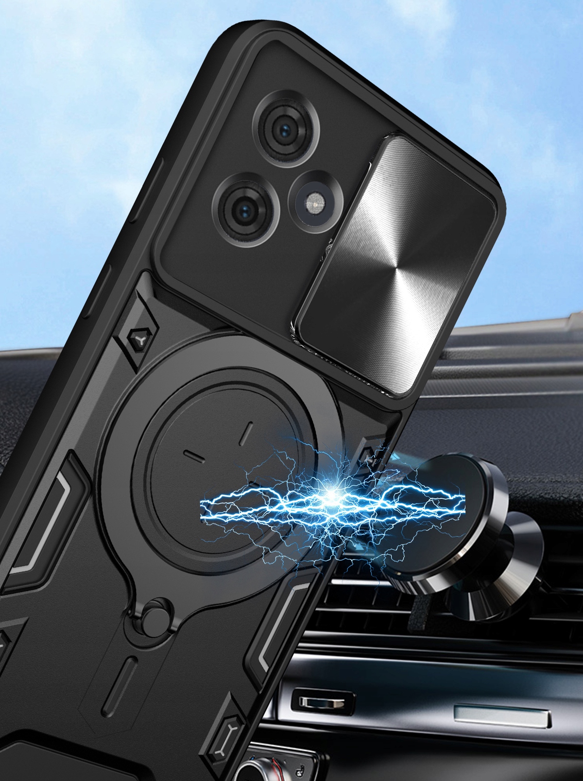 ETUI PANCERNE CASE COVER OBUDOWA FUTERAŁ RING do SAMSUNG GALAXY A25 5G Marka Exoguard