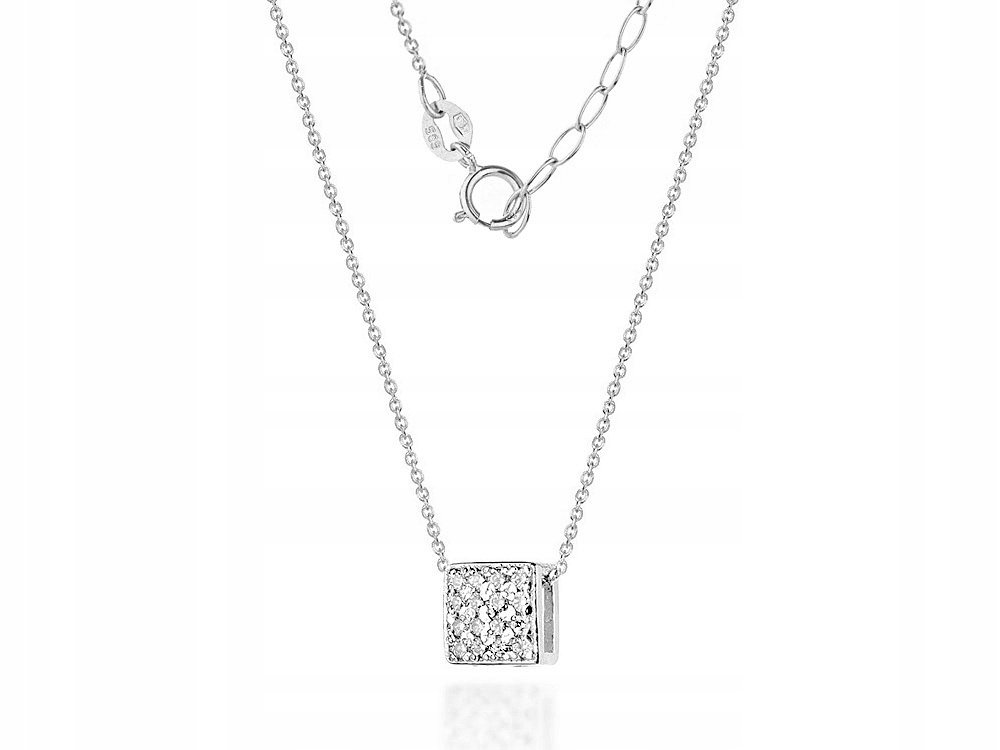 Zlatý Náhrdelník 585 Celebrita S Brilianty 0.08 ct