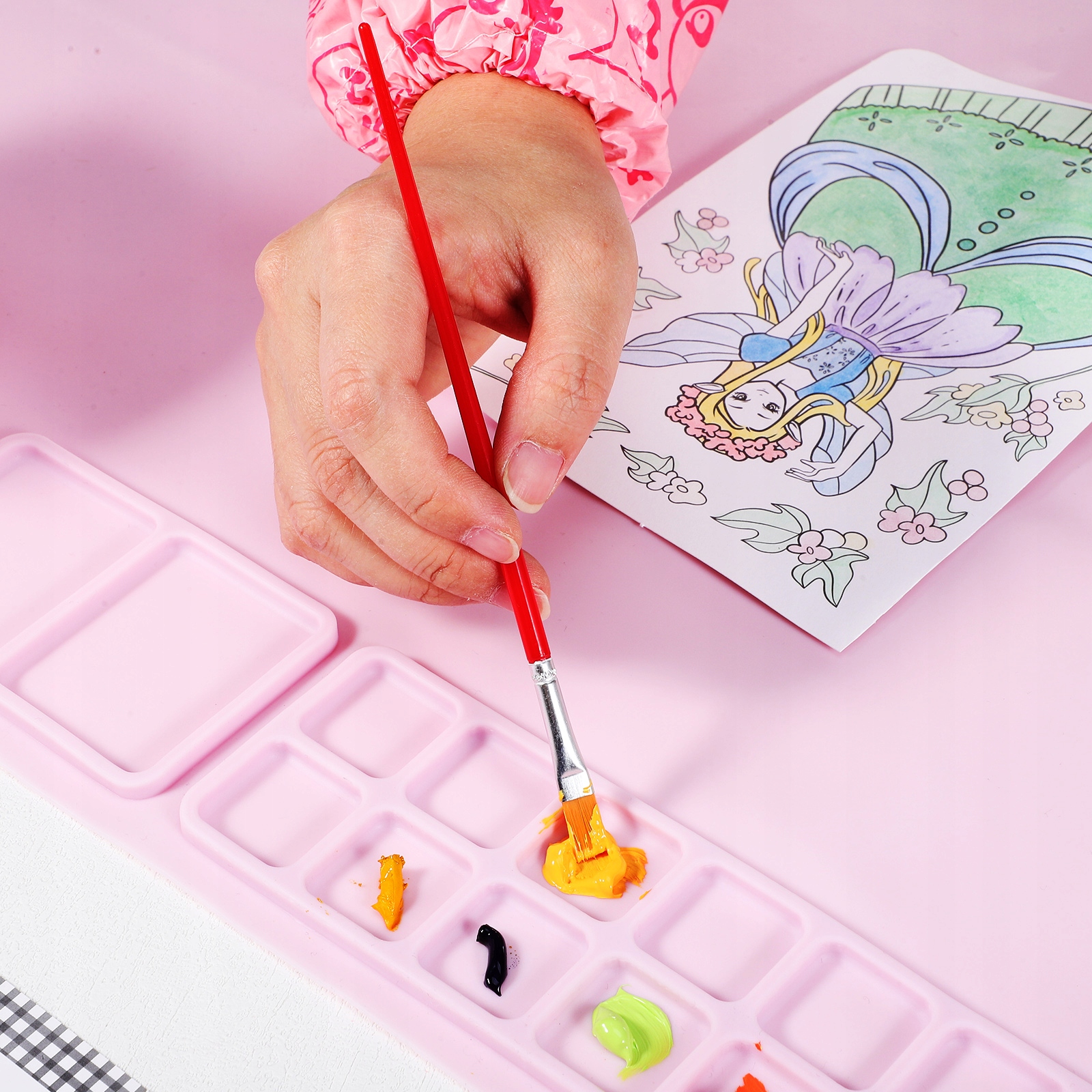 MATA SILIKONOWA DO RYSOWANIA DLA DZIECI ZESTAW DO RYSOWANIA DLA DZIECI Marka bez marki