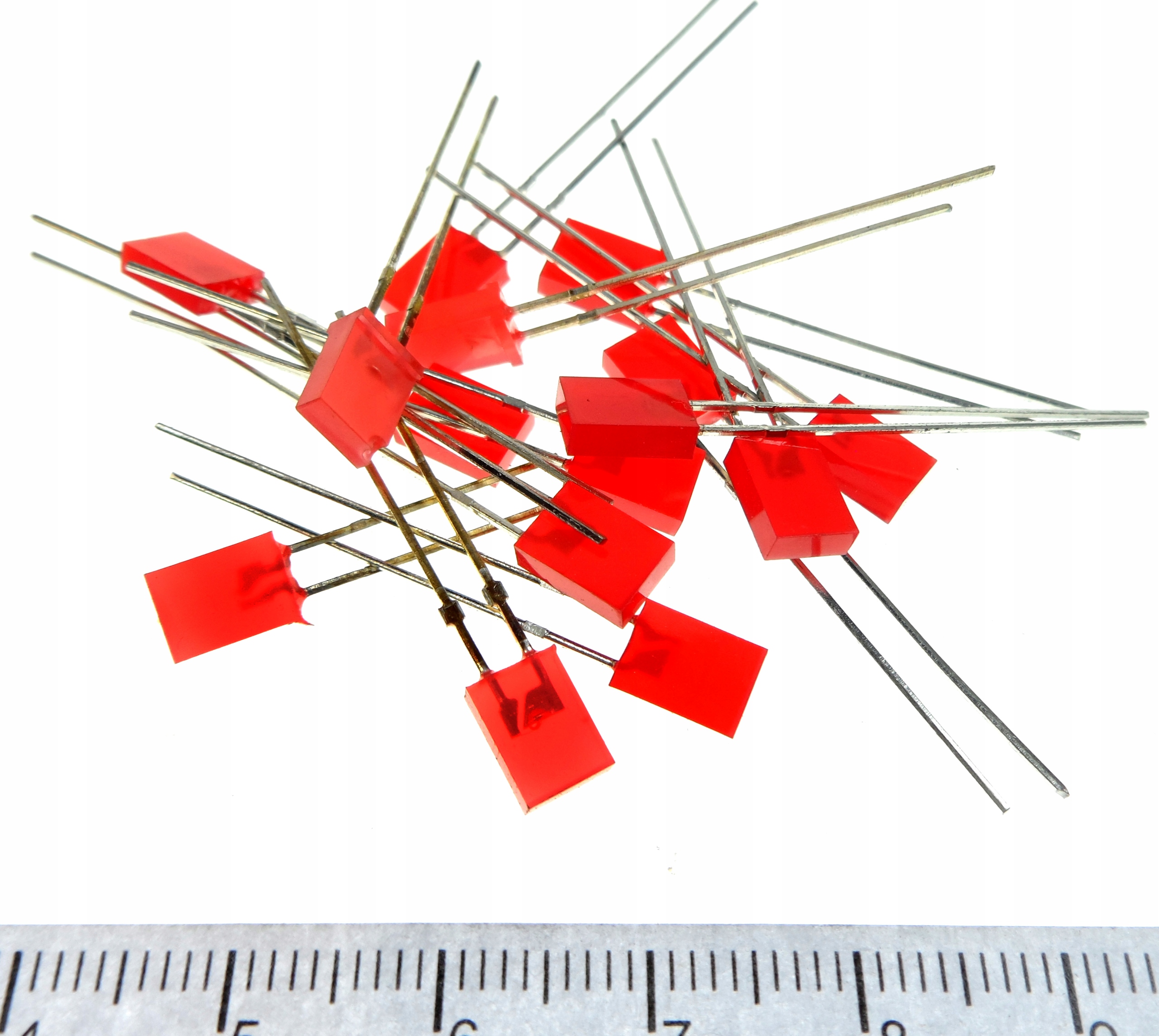 |STcs| Ledrpd dioda Led matowa .czerwona 2x5mm