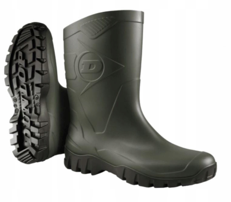 Kalosze ORYGINALNE Robocze MĘSKIE Markowe KRÓTKIE Wygodne DUNLOP Marka Dunlop