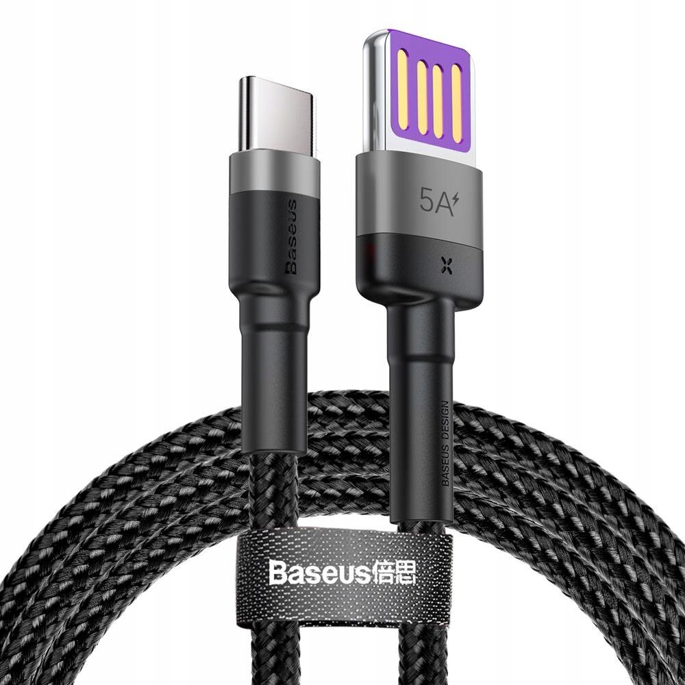 

Baseus kabel przewód Usb- Usb Typ C 1m 5A szybki