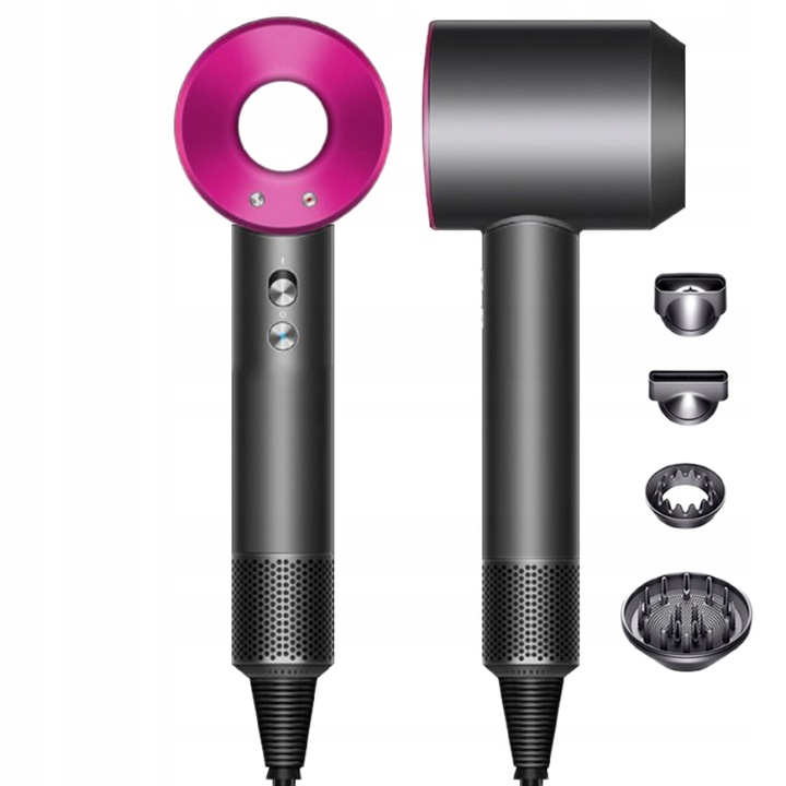 Profesionální Vysoušeč Vlasů 5V1 Silná Ionizace 2200 W