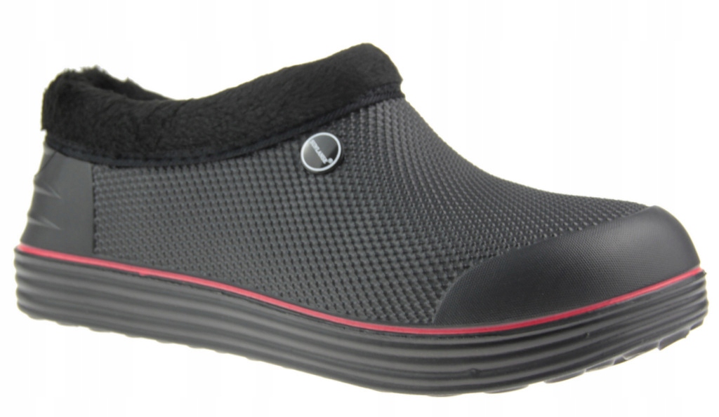 Kalosze damskie piankowe ocieplane czarne r. 38