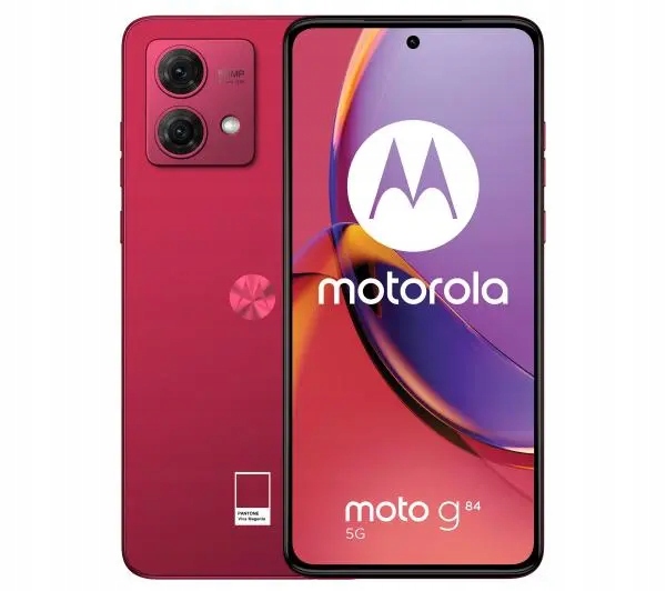 Smartfon Motorola Moto G84 8 Gb 256 Gb 5G czerwony Viva Magenta