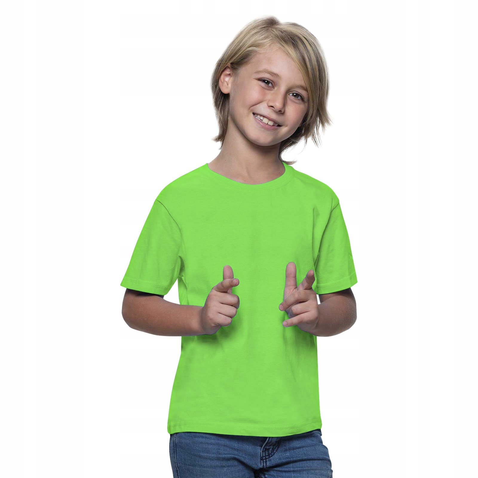 

Dziecięcy t shirt na kolonie gładki Jhk Klasyk 134