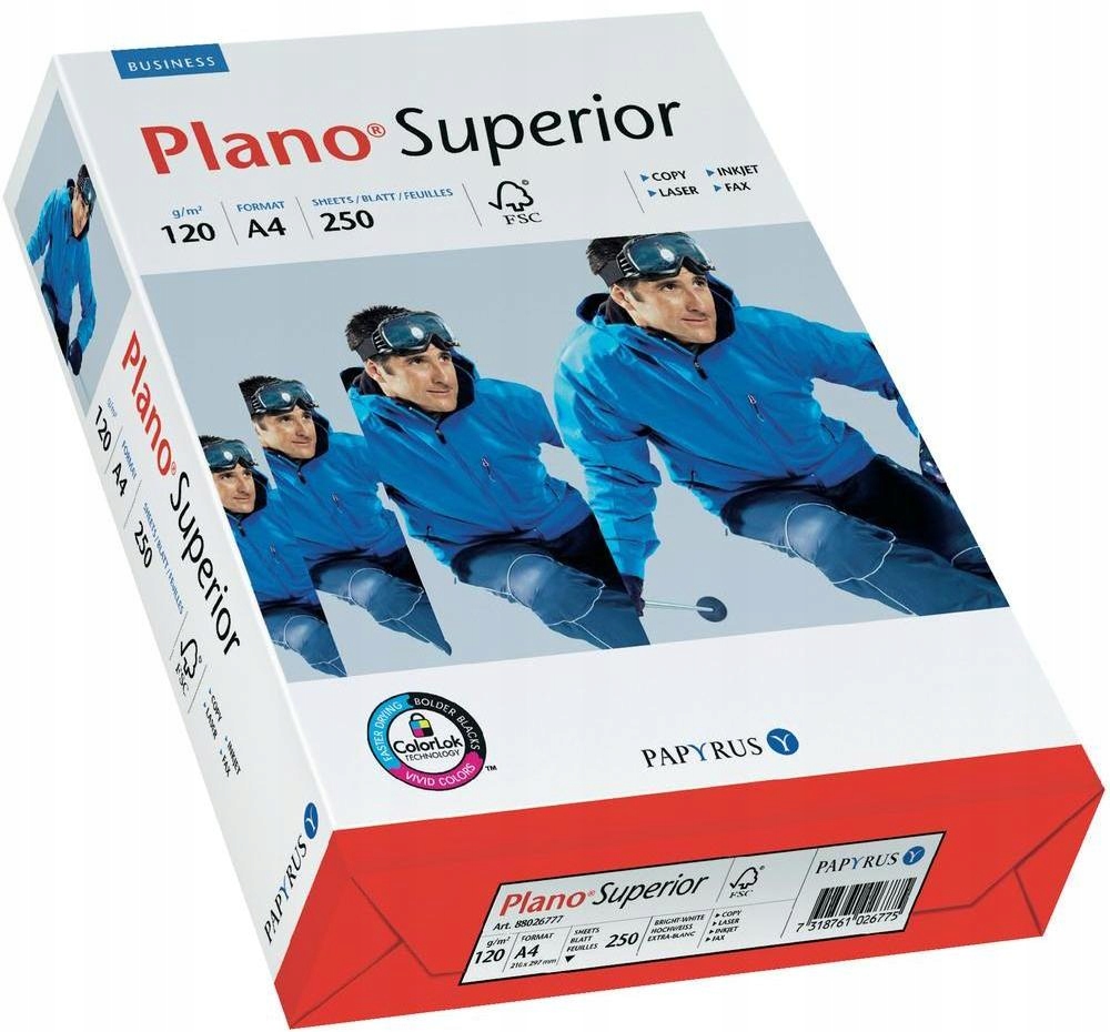 

Papier do drukarki ksero Plano Superior 250 A4