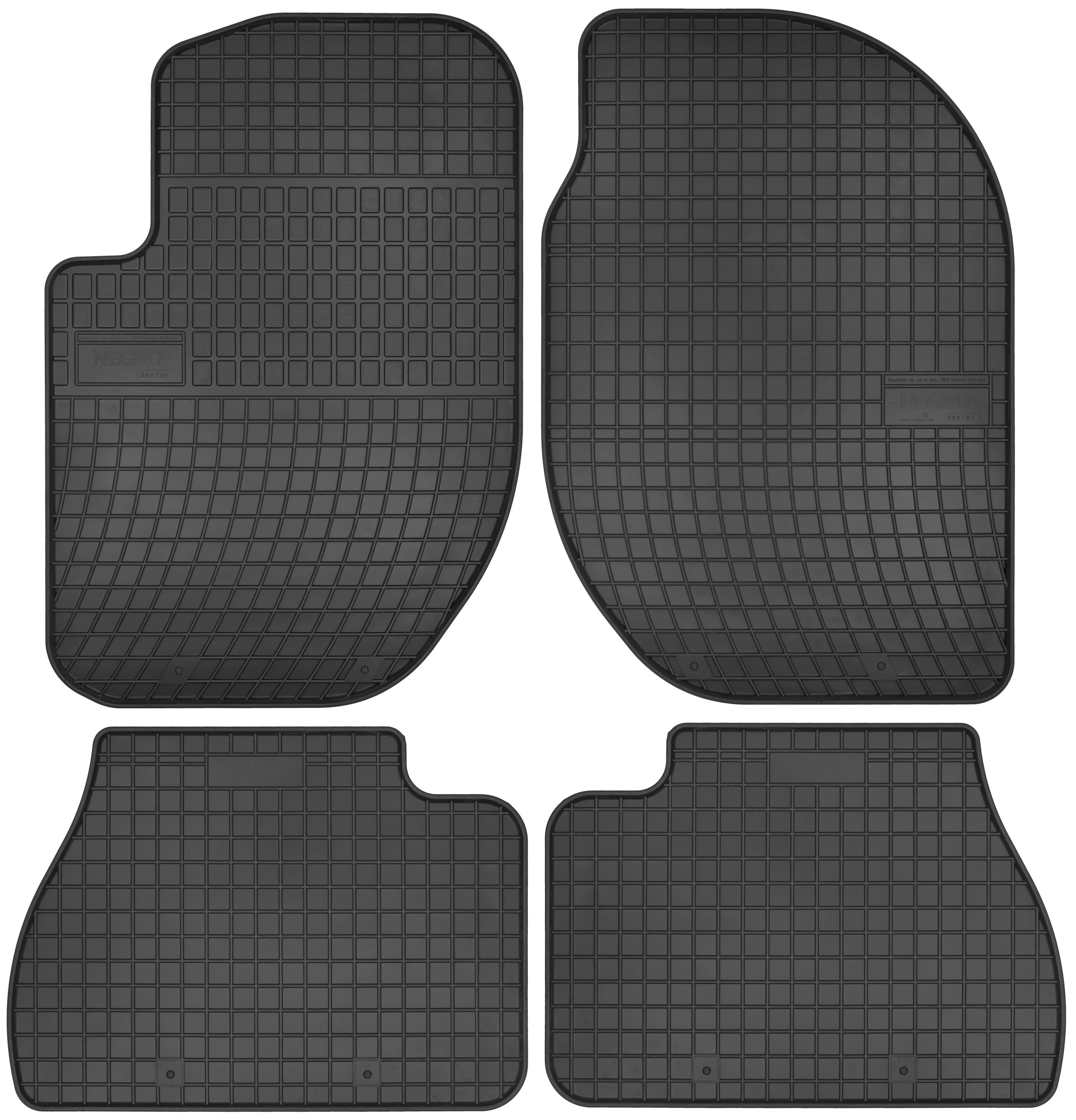 Коврики Фрогум резиновые Et0970-1 4 el.