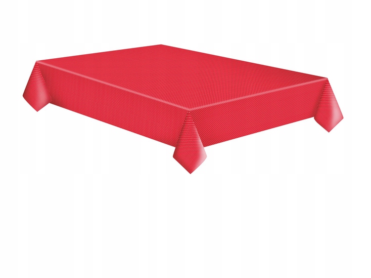 

Obrus Papierowy Czerwony Kropki Party 120x180 CM