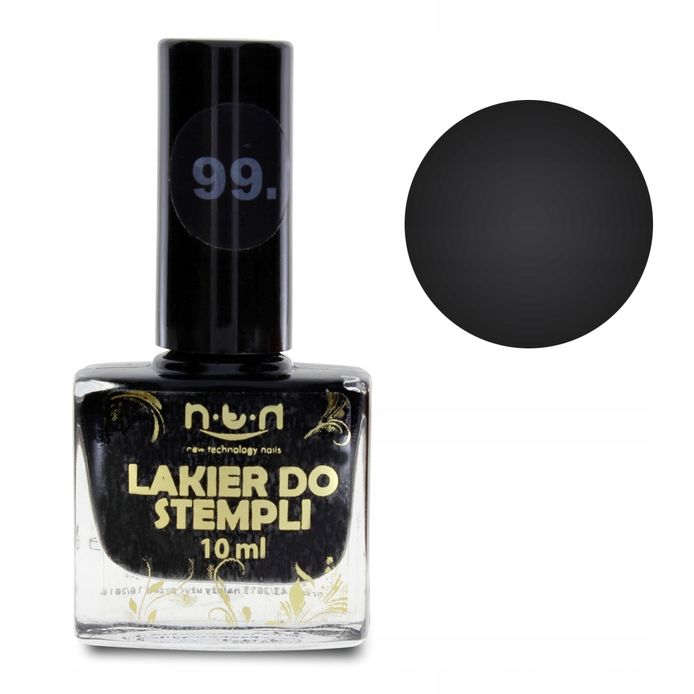 

Lakier Do Stempli Wzorków Blaszek Czarny 10 ML 99