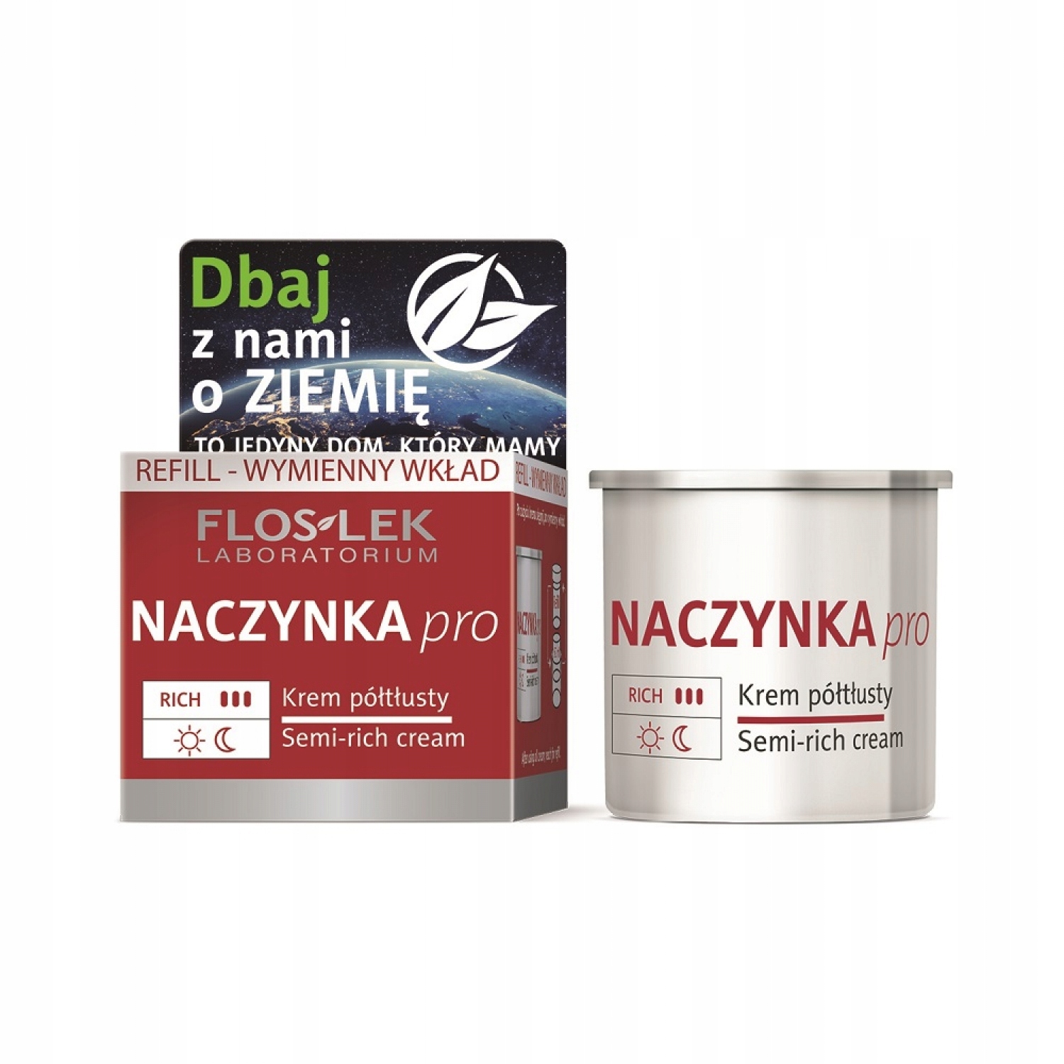 

FlosLek Naczynka Pro Krem półtłusty refil