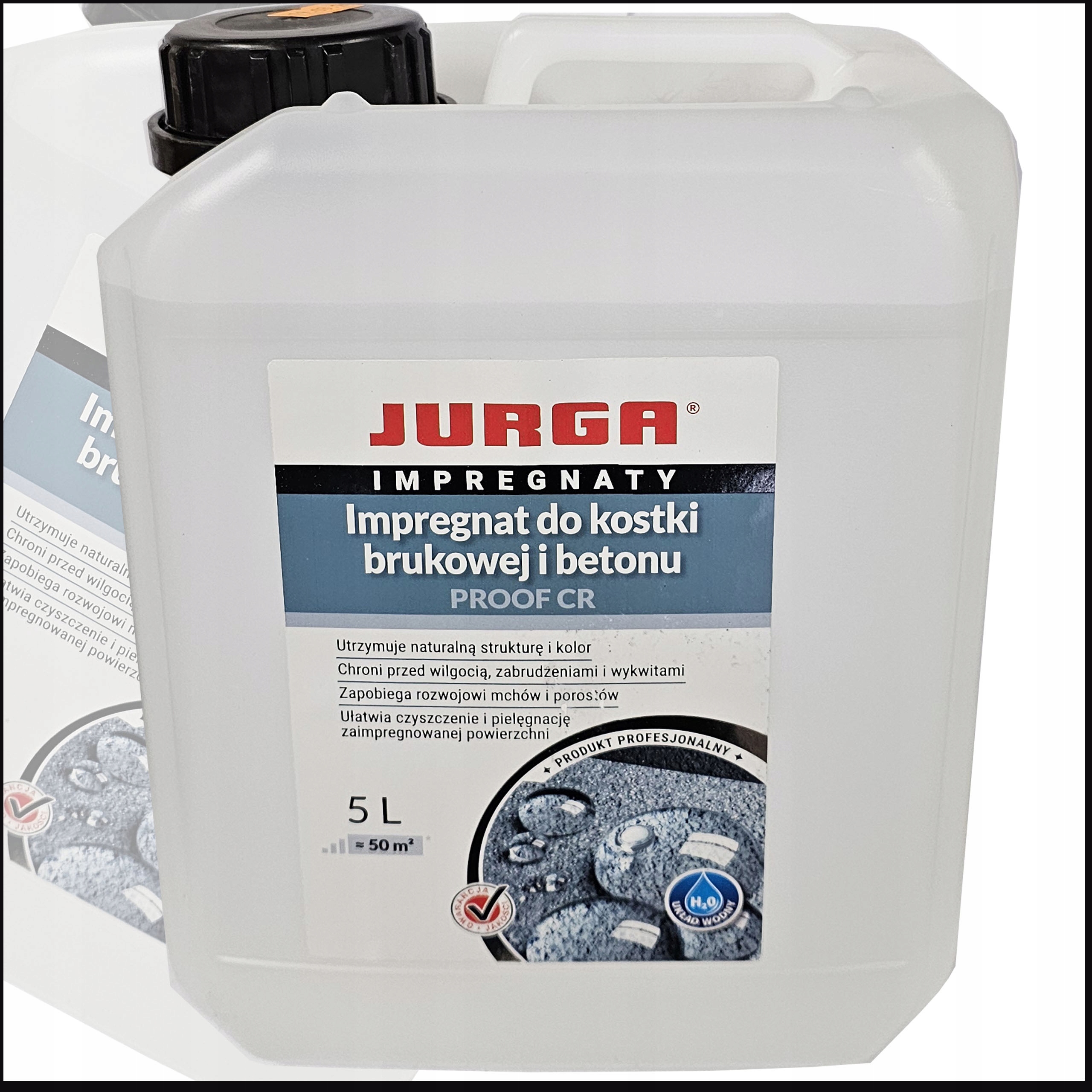 Impregnat do Kostki Brukowej Betonu Hydrofobowy Proof Cr 5L Jurga