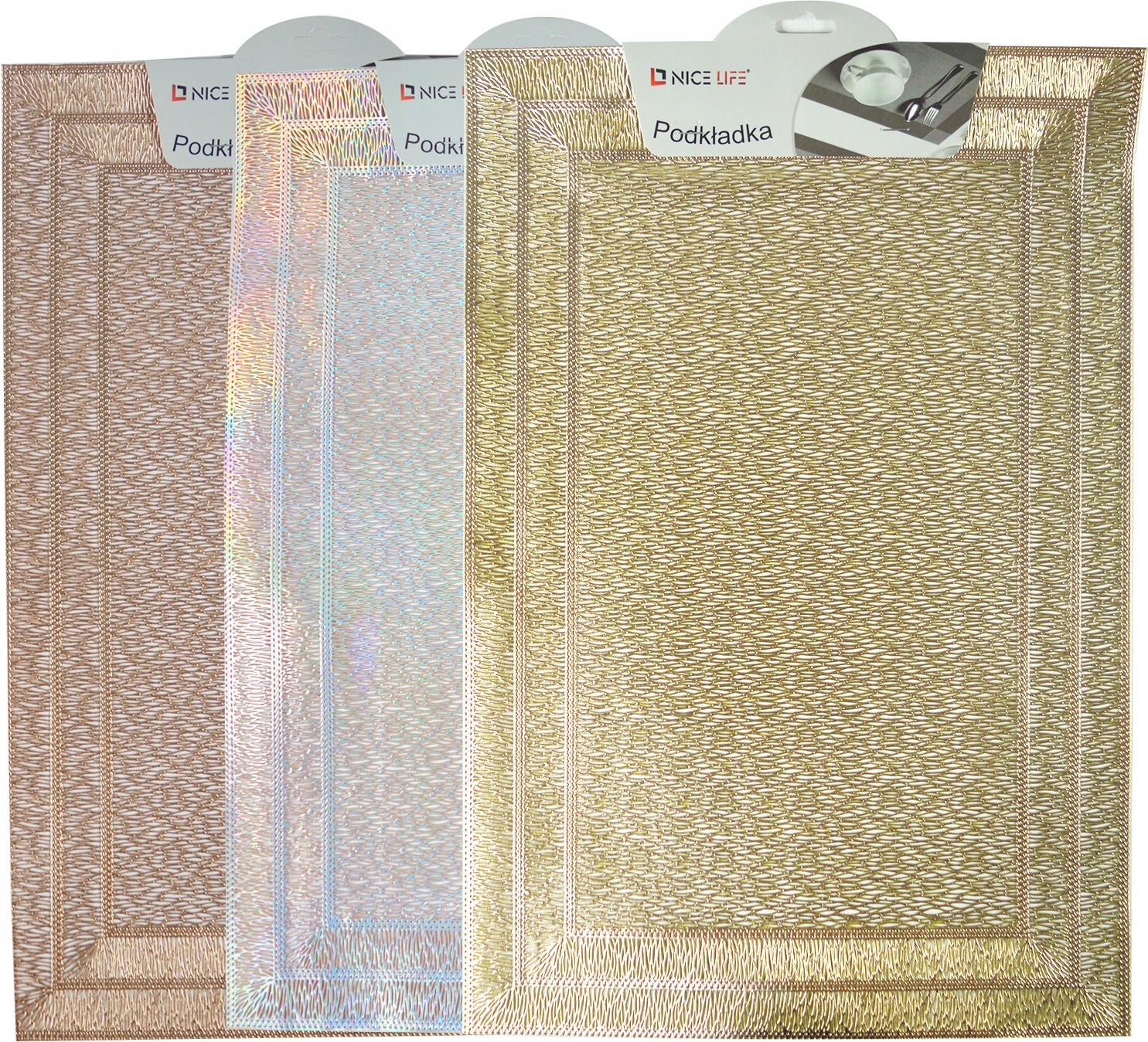 

Podkładka Mata Na Stół Pod Talerze Złota