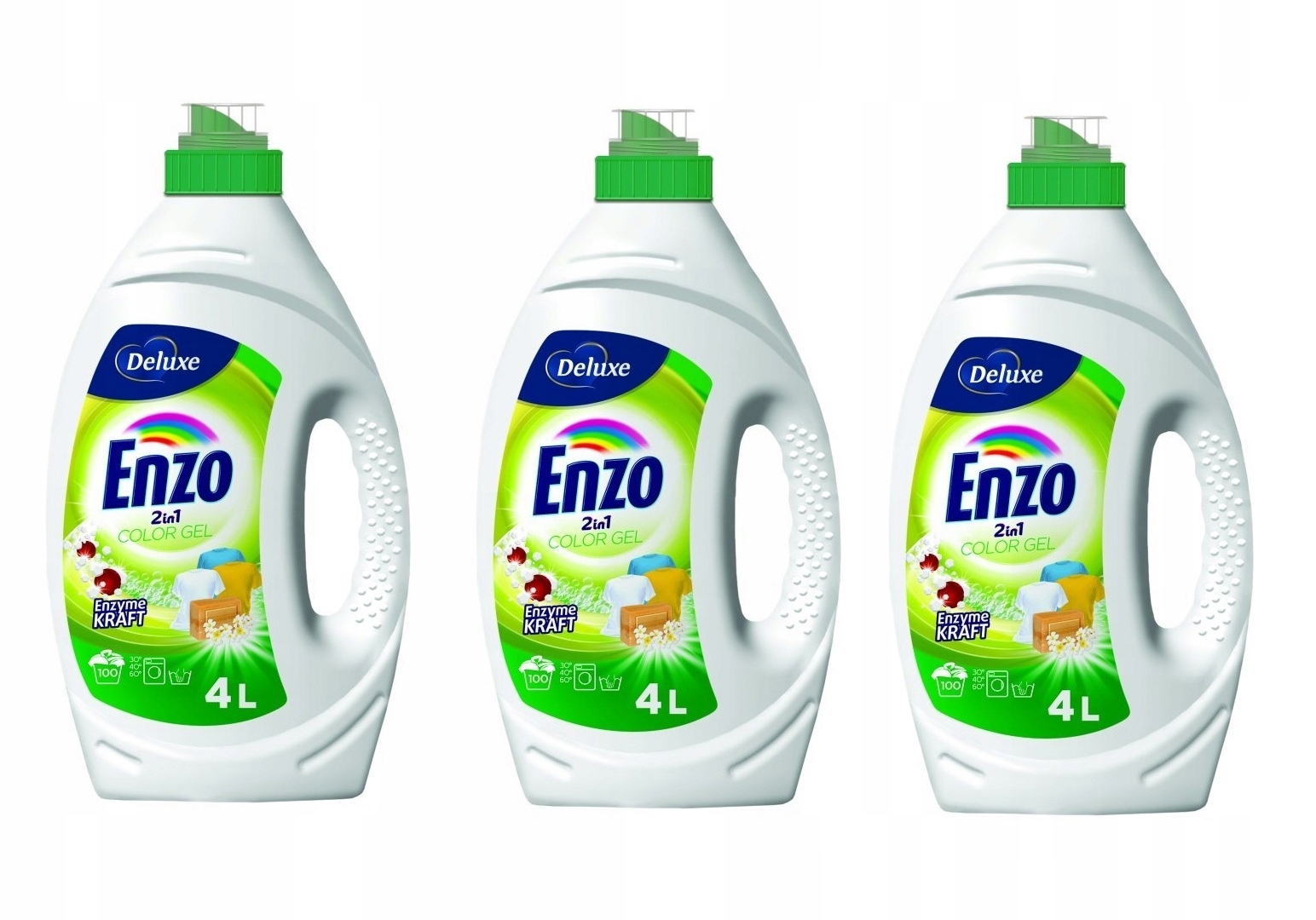 Levně Deluxe Enzo gel 4l 100p Color Německá technologie 3 kusy