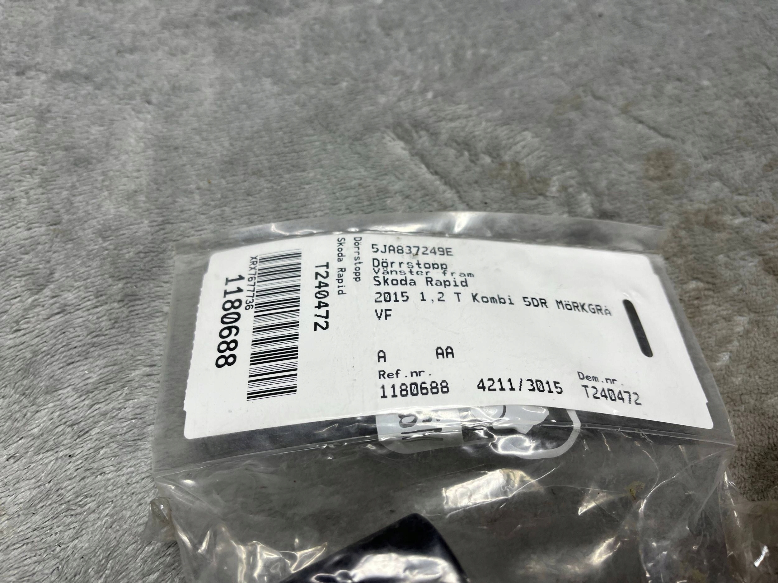 limiter door SKODA RAPID A4 B8 5JA837267B !J