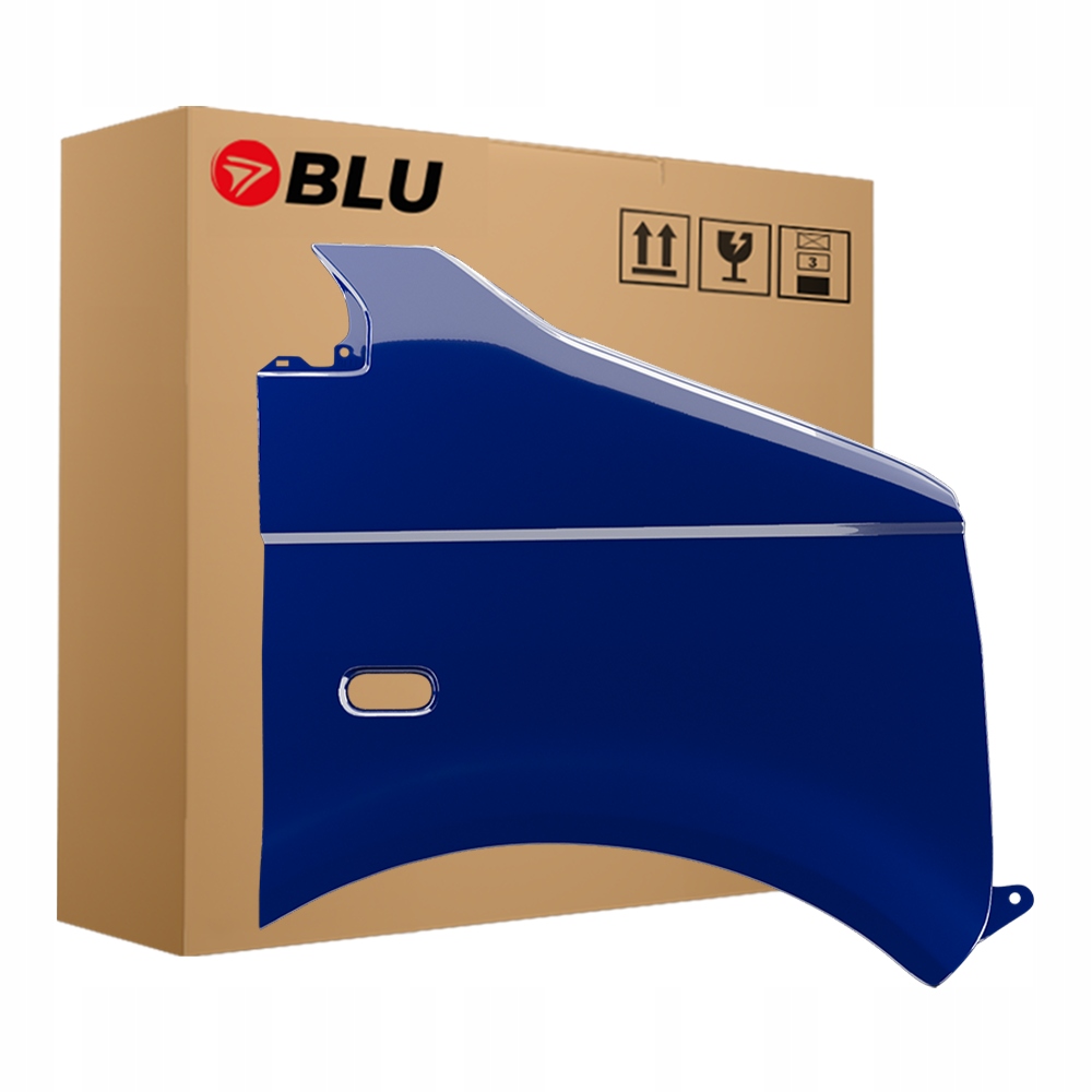 Blu Blatník Vw T5 Transporter Multivan LL5M pravý modrý 03-15 pozink