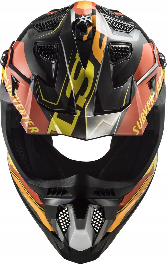 KASK LS2 MX700 SUBVERTER EVO ARCHED BL.YEL.RED XL Obwód głowy 61-62 cm