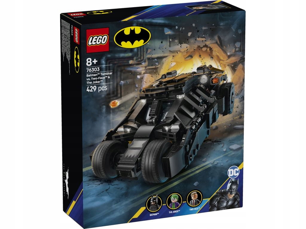 Lego 76303 Heroes Tumbler Batmana versus Dvě Tváře a Joker