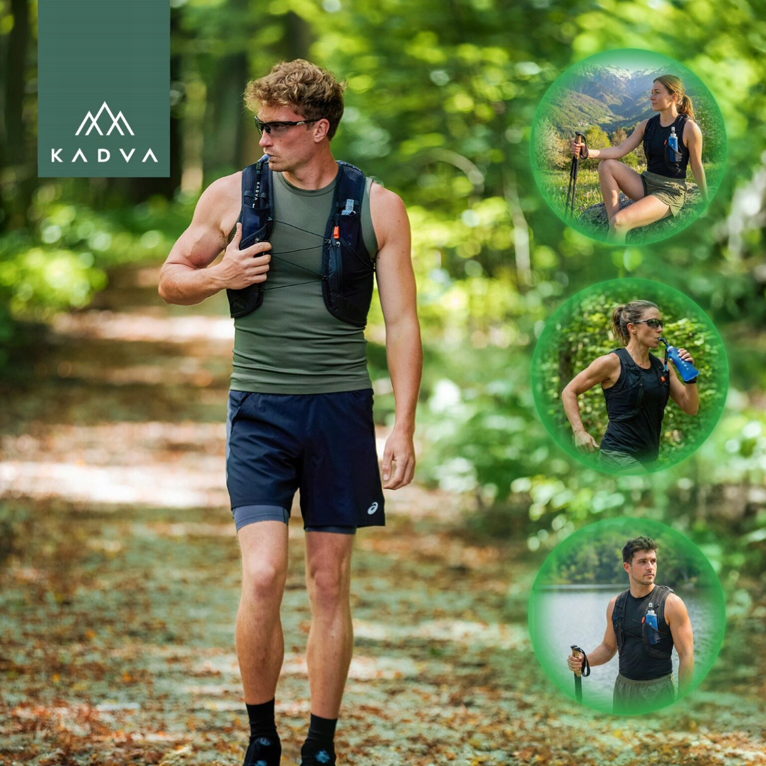 М'яка колба KADVA Flowbie Pro 300 мл синя ЗБЕРІГАННЯ ВОДИ БІДОН