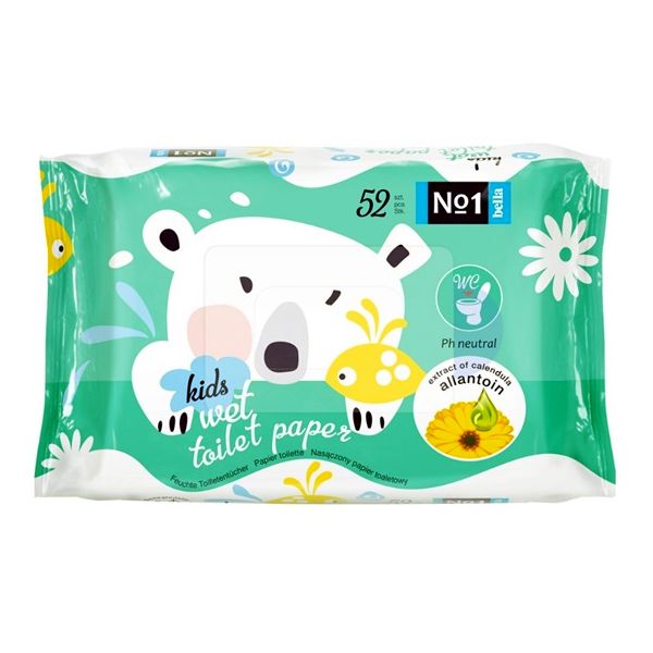

Bella Papier toaletowy nasączany dla dzieci 52szt