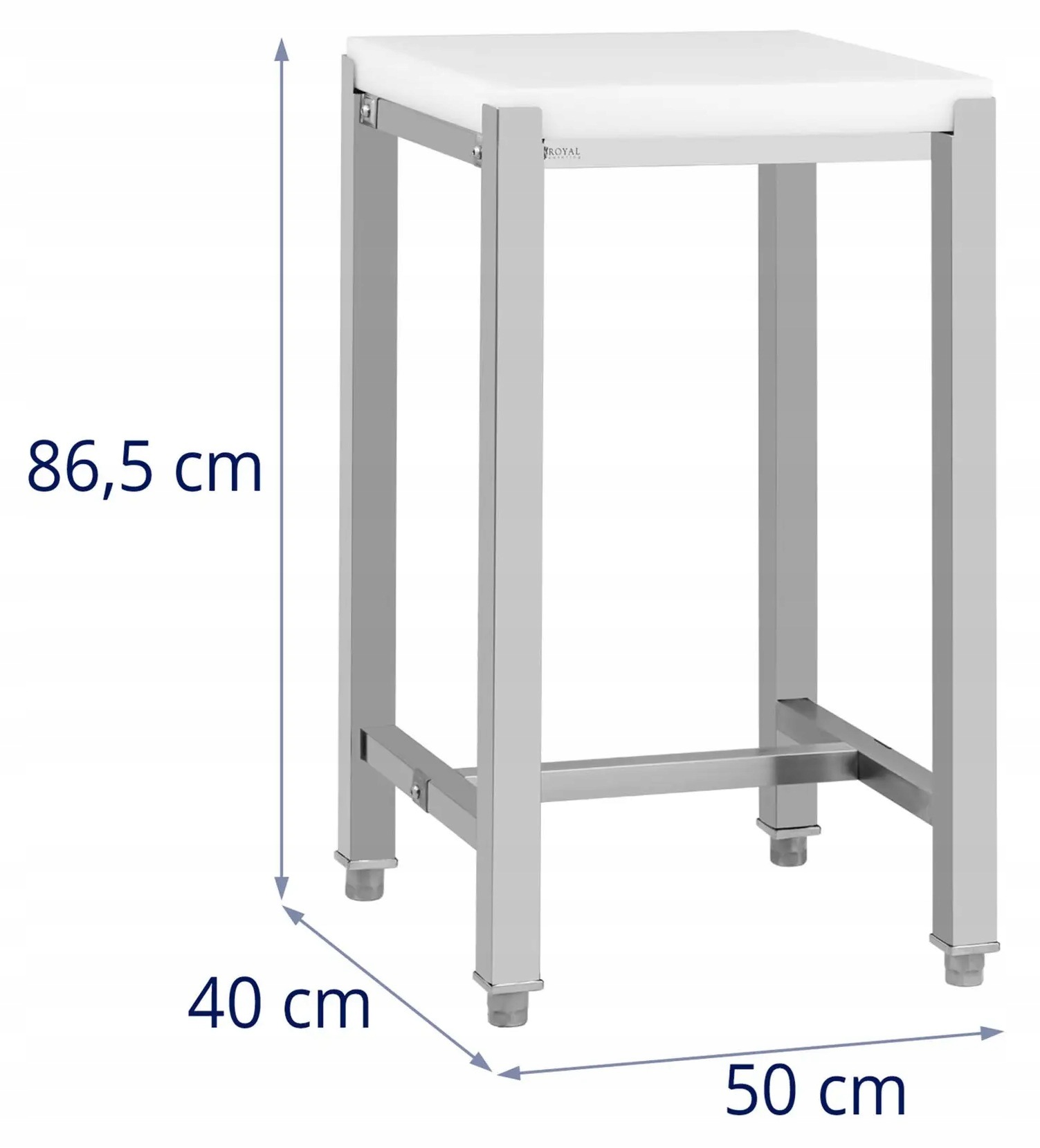 Kloc masarski pień do mięsa 40x50x86,5 cm Royal Catering RCBC-04 10012329