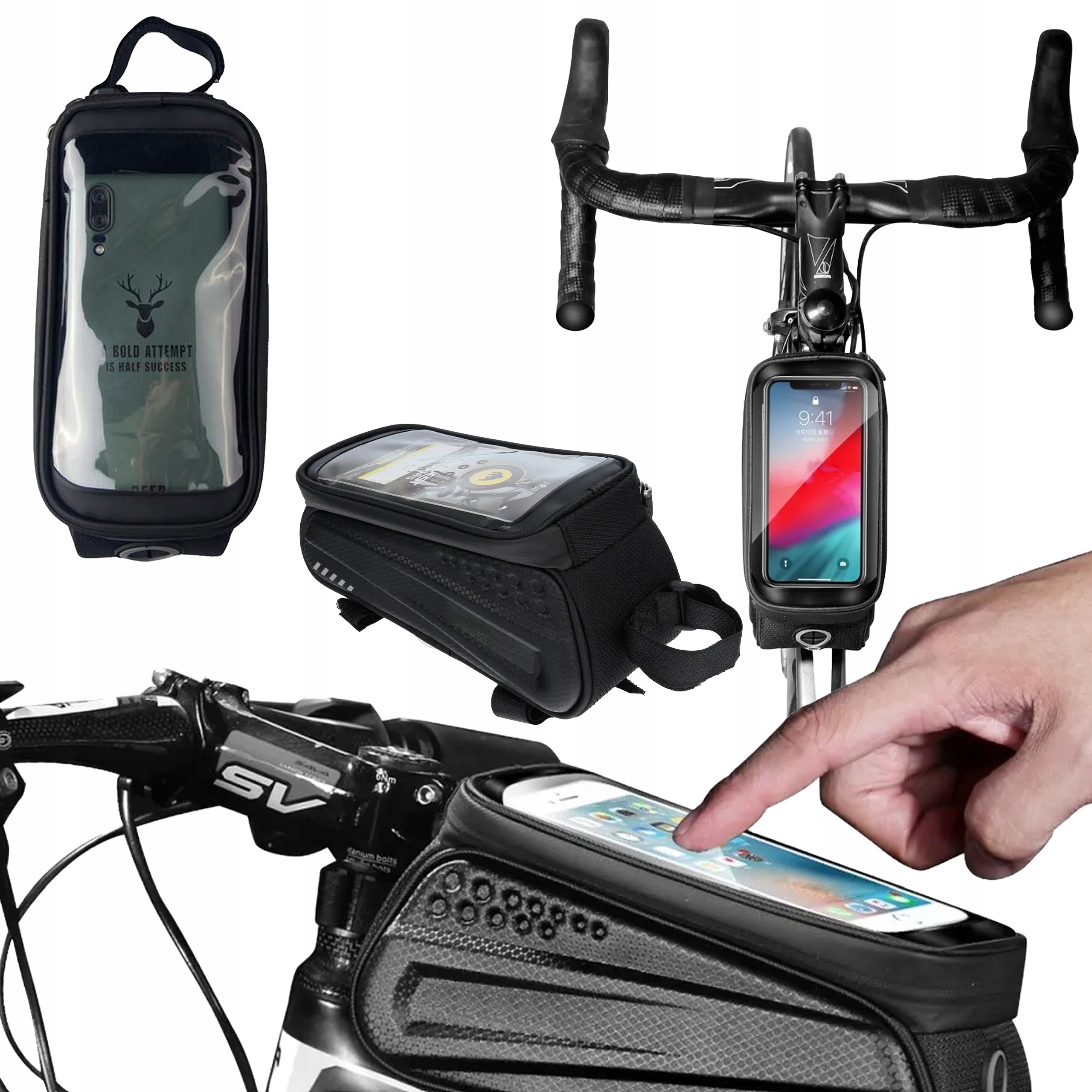 Sakwa rowerowa przednia Lewer 1l