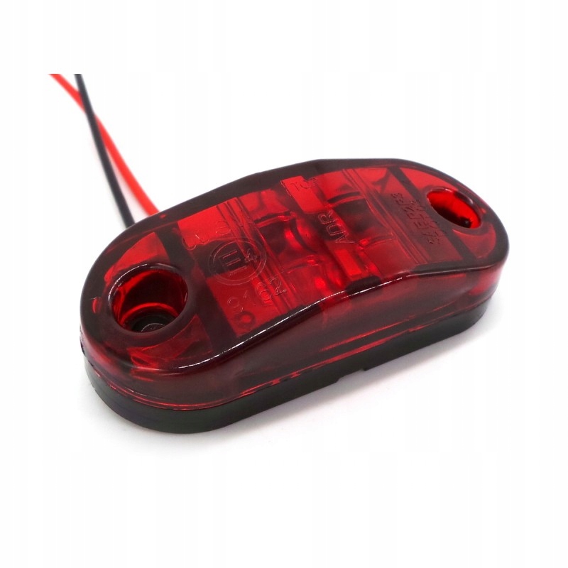 

Czerwona lampa obrysowa 2 Led 12-24V E4