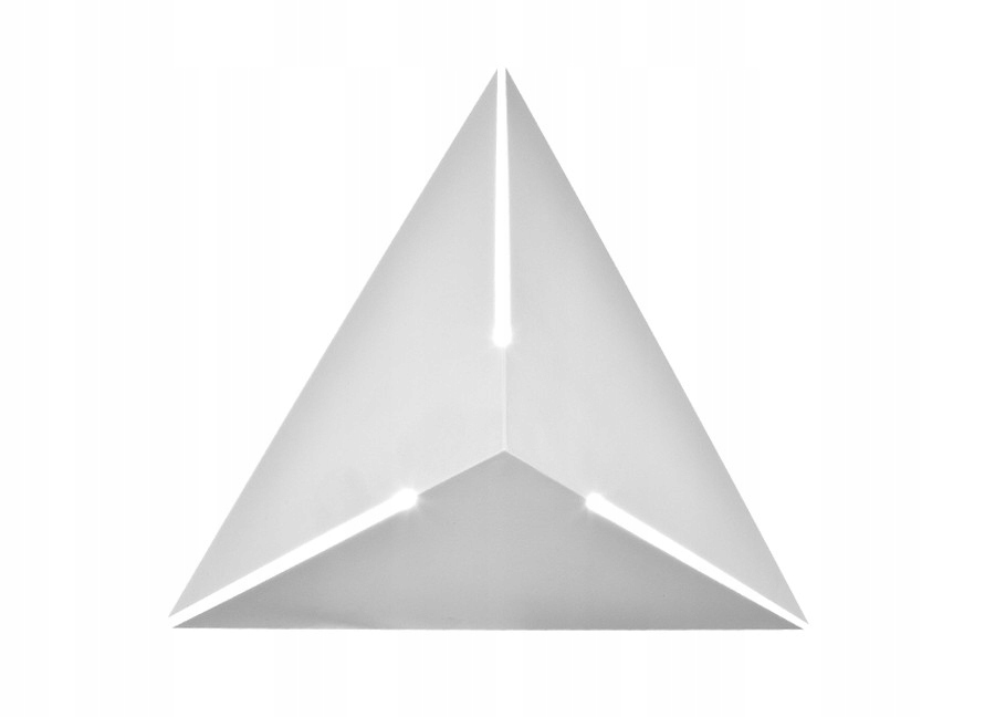 Nástěnné svítidlo Pyramid bílé