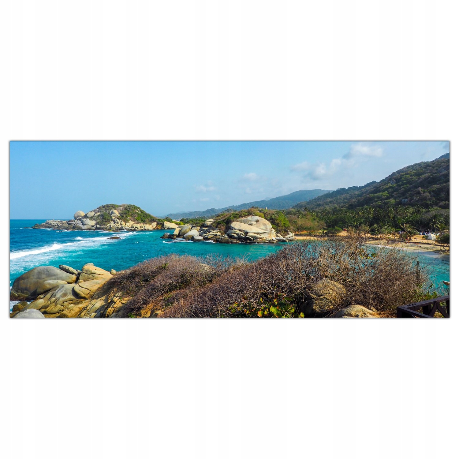 

Obraz na szkle Foto Tropiki Wyspa Wybrzeże 125x50