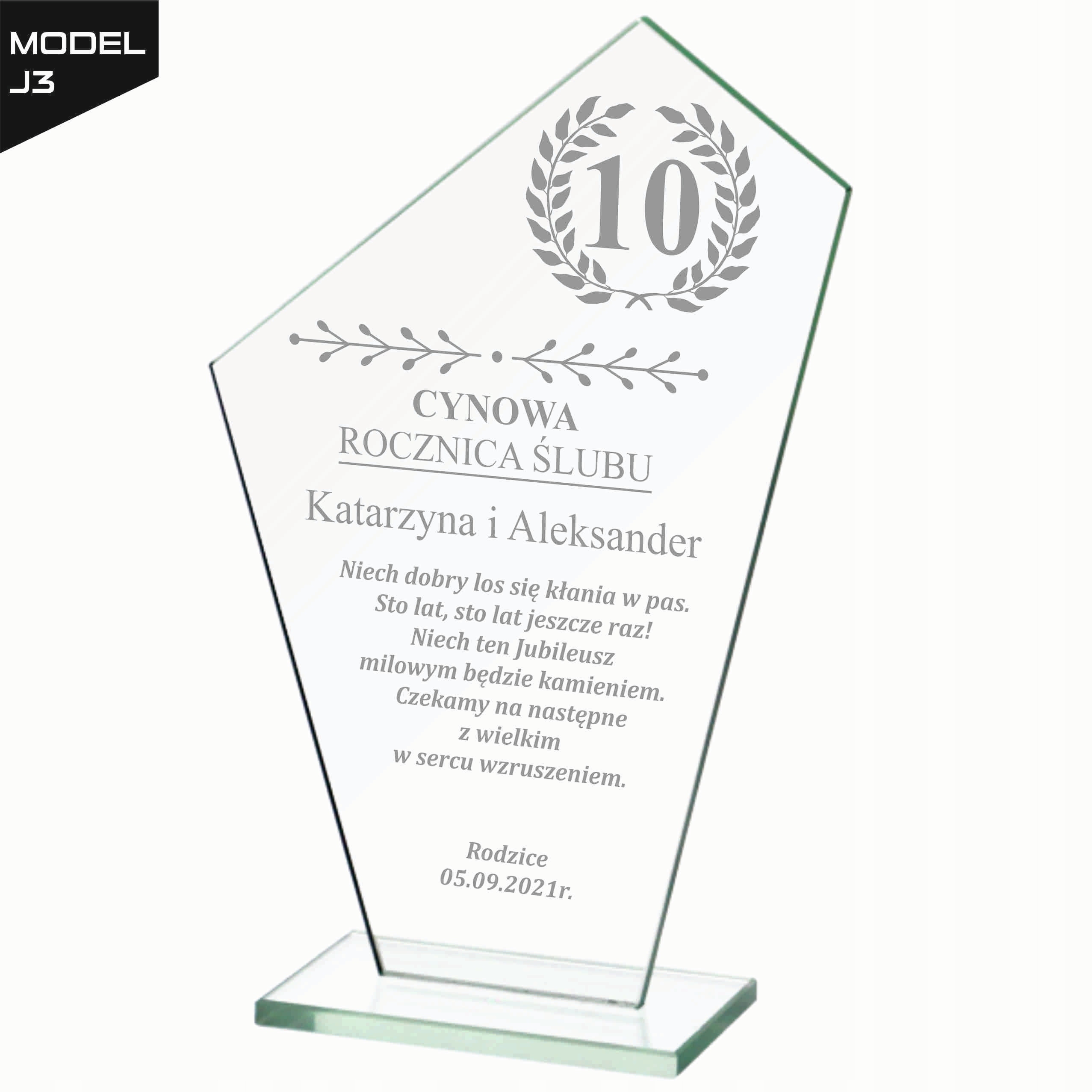 PREZENT NA JUBILEUSZ ROCZNICĘ ŚLUBU 20 25 30 40 50 Okazja rocznica