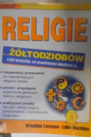 RELIGIE DLA ŻÓŁTODZIOBÓW - Brandon Toropov