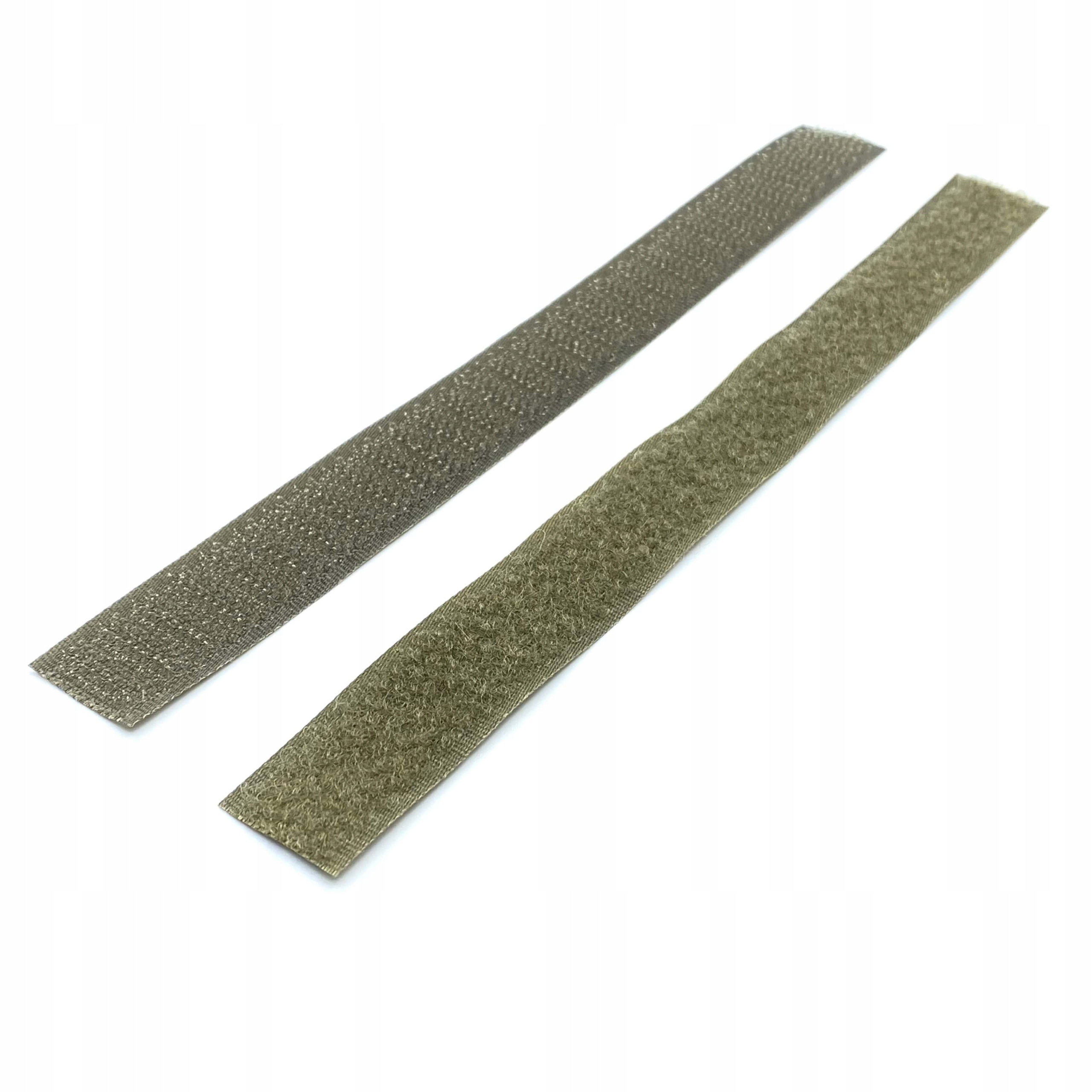 Rzep do przyszycia Pasek 2cm x 20cm khaki