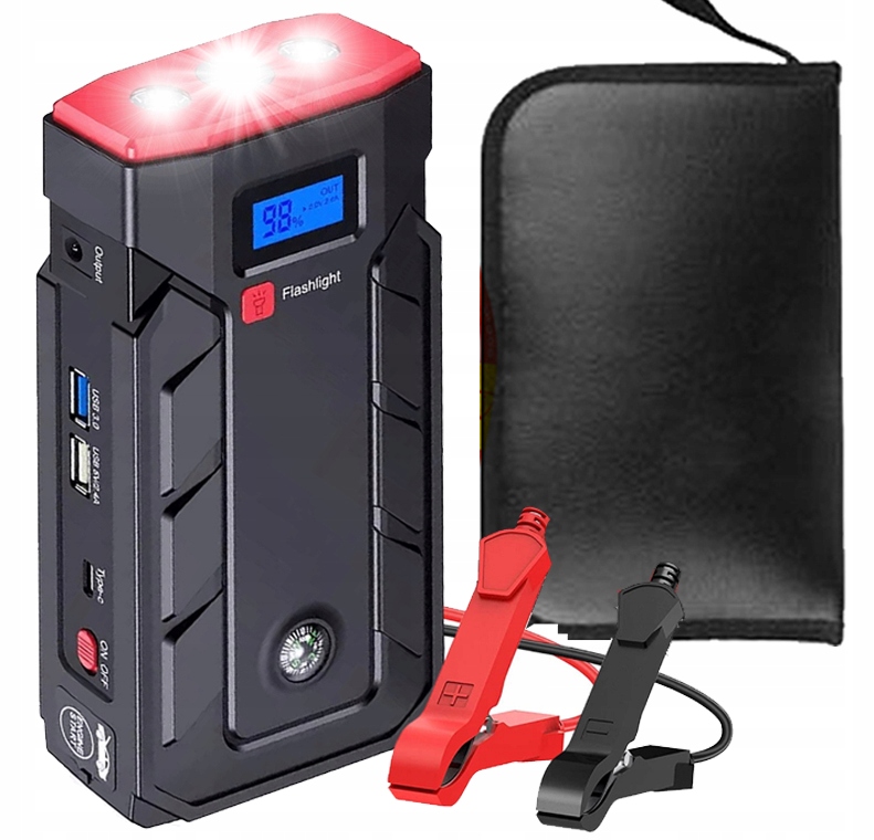 

Booster Jump Starter Rozruch Powerbank 20000MAH