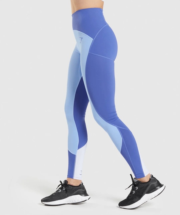 GYMSHARK LEGGINSY DAMSKIE SPORTOWE DŁUGIE NIEBIESKIE M 0A6G4_A* Marka Gymshark