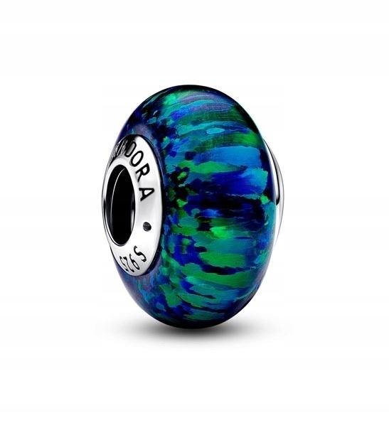 Charms Pandora Opalizující zeleň barva 791691C04