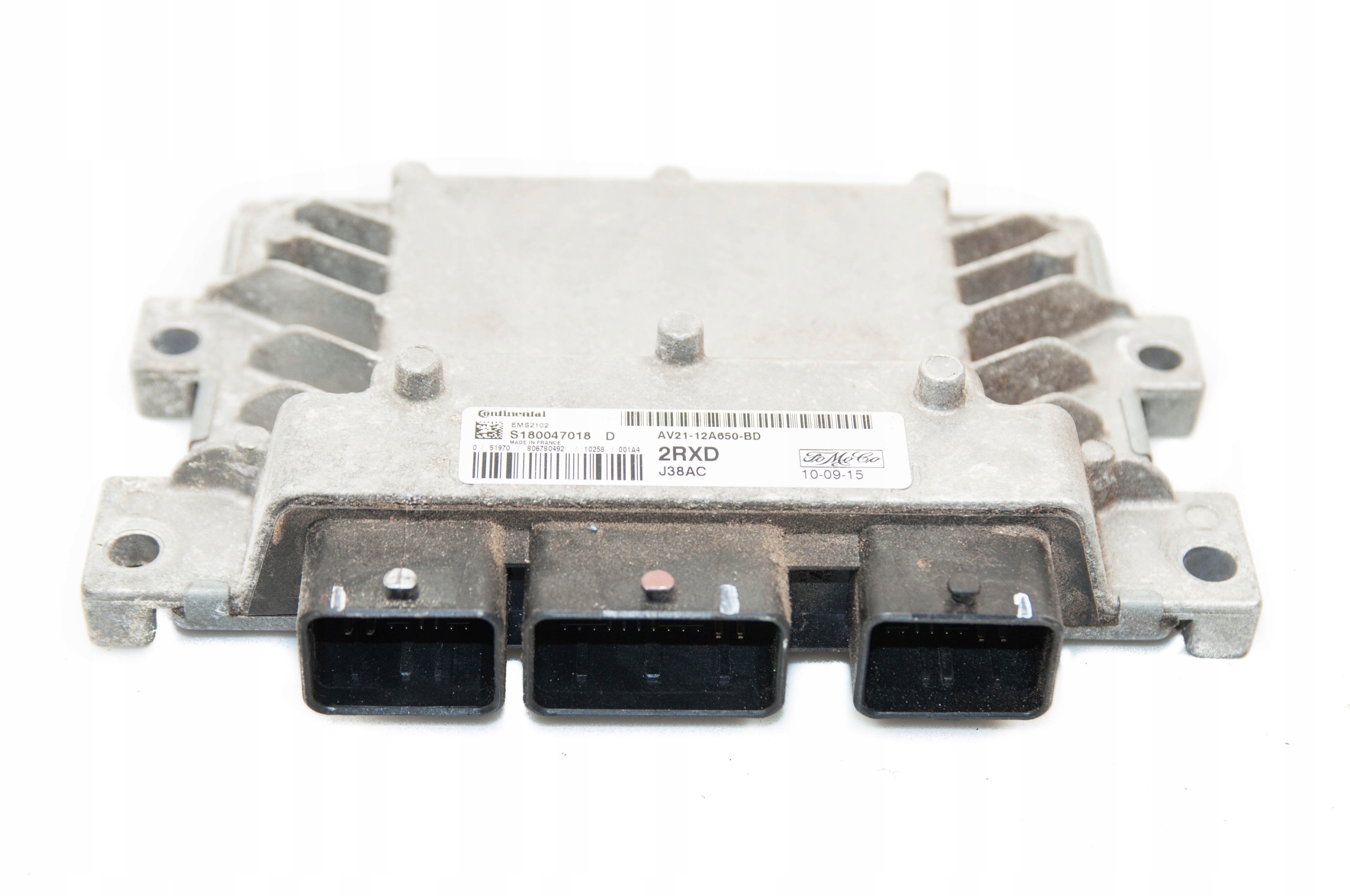 control unit of the engine FORD FIESTA MK7 AV21-12A650-BD