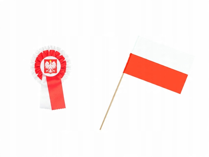 

Zestaw Patriotyczny Kotylion Flaga 2el