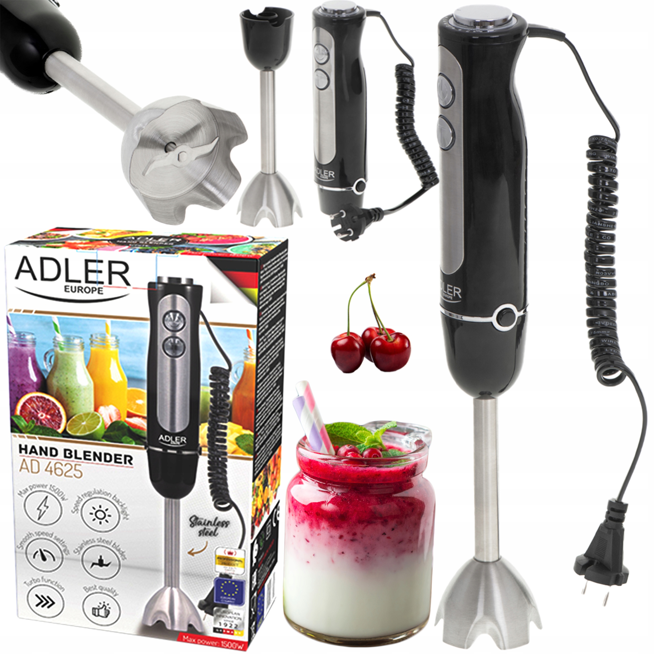 

Blender Ręczny Mikser Robot Rozdrabniacz 1500W