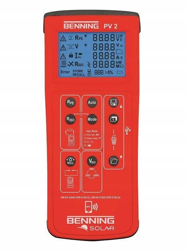Benning PV 2 Miernik Instalacji Fotowoltaicznej BG050422