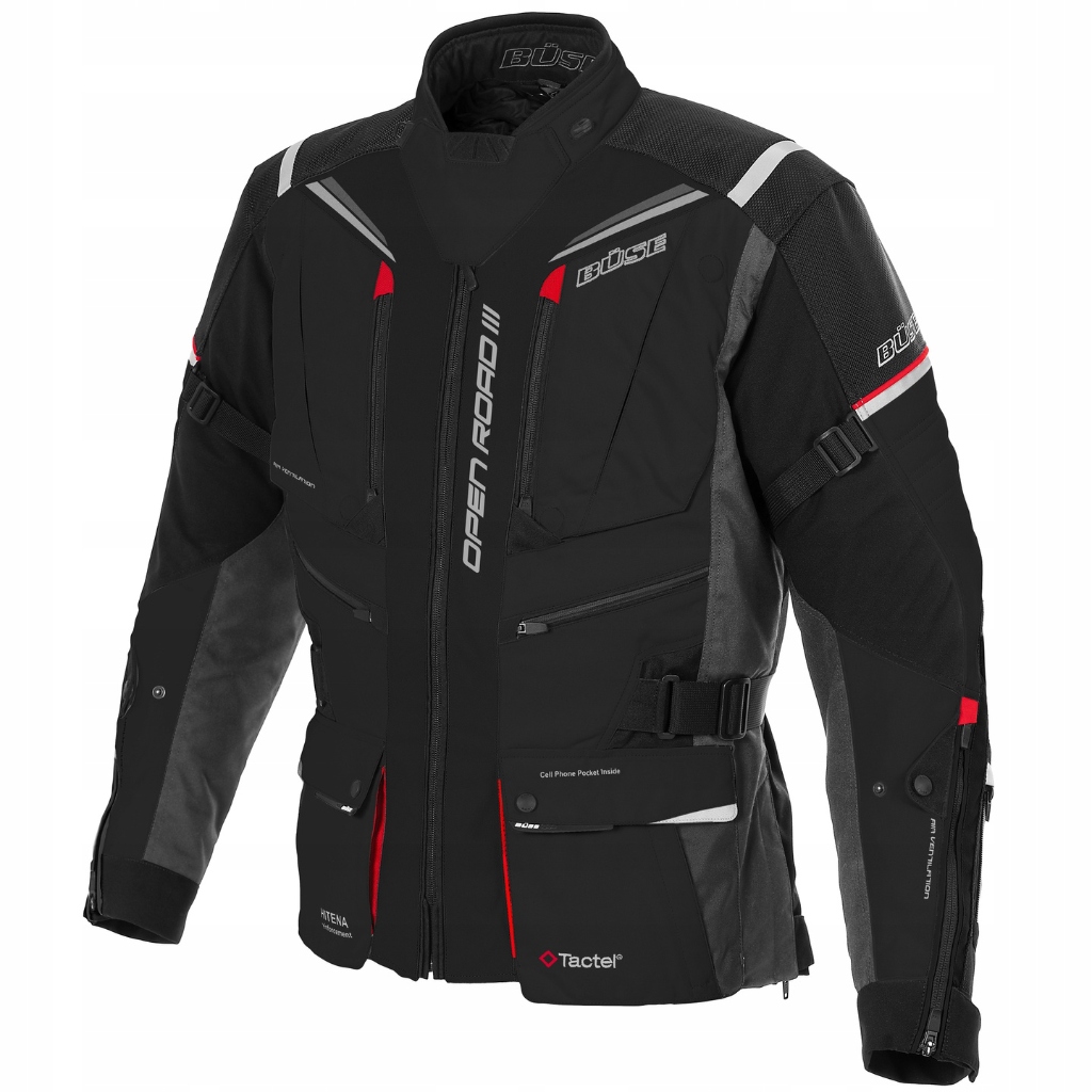 Buse Open Road III Lady Čierna Dámska Textilná Motocyklová Bunda