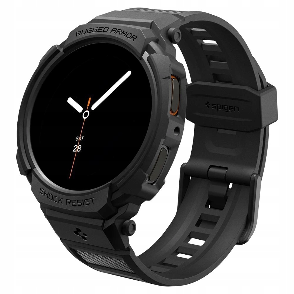 Pásek Spigen Rugged Armor Pro pro Samsung Galaxy Watch 8 40 mm černý matný