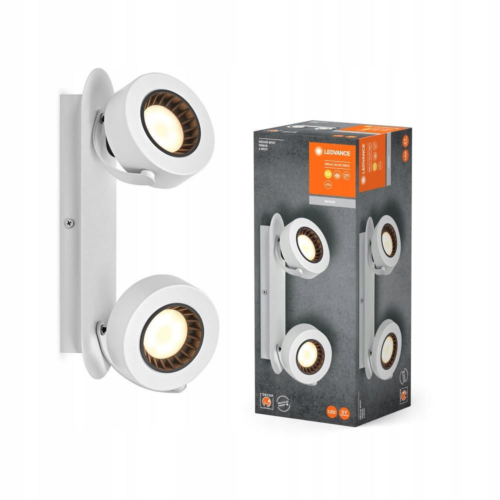 Led nástěnné svítidlo 10.5W 450lm Cct Bílé Očko Spot Venus Ledvance