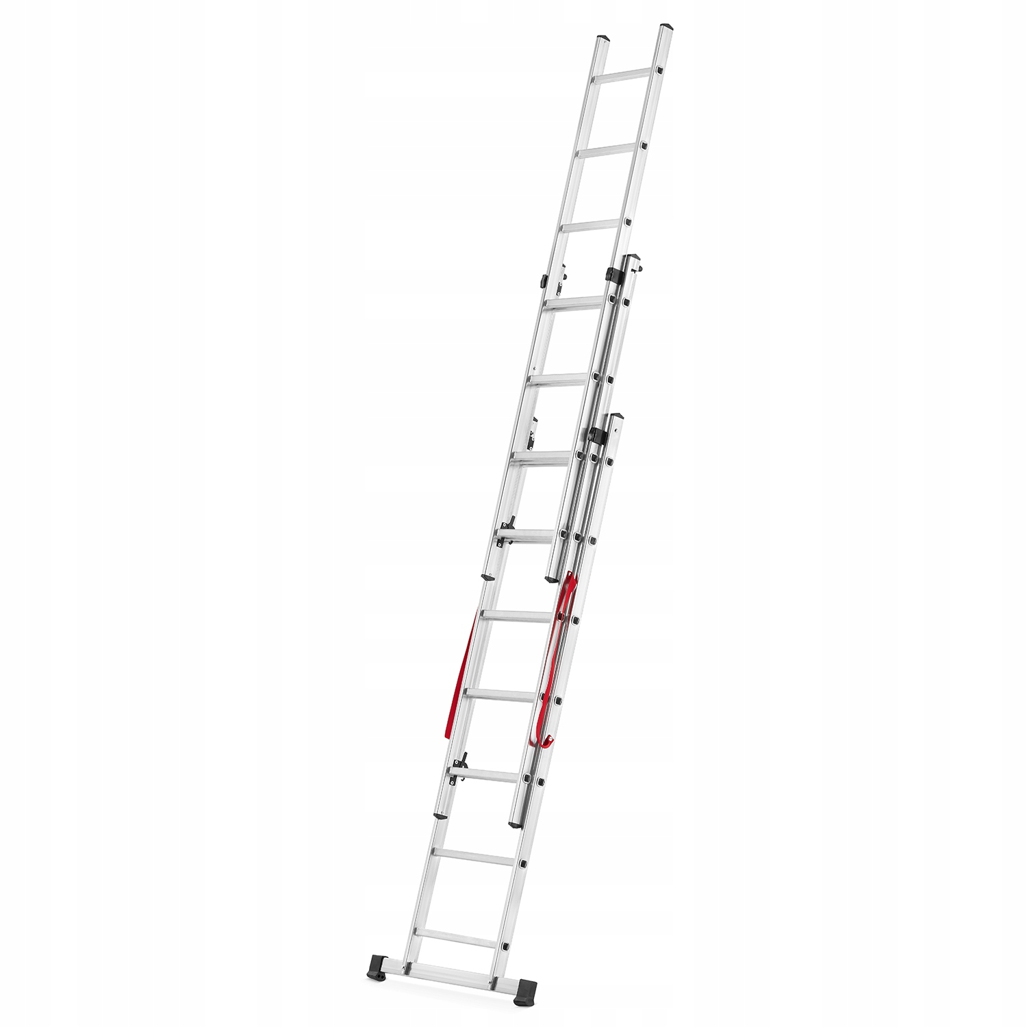 Drabina aluminiowa 3x7 wielofunkcyjna na schody HIGHER 5,60m 150kg GRATIS — 22